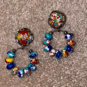 Sassy Jones Tezra Earrings - Turquoise